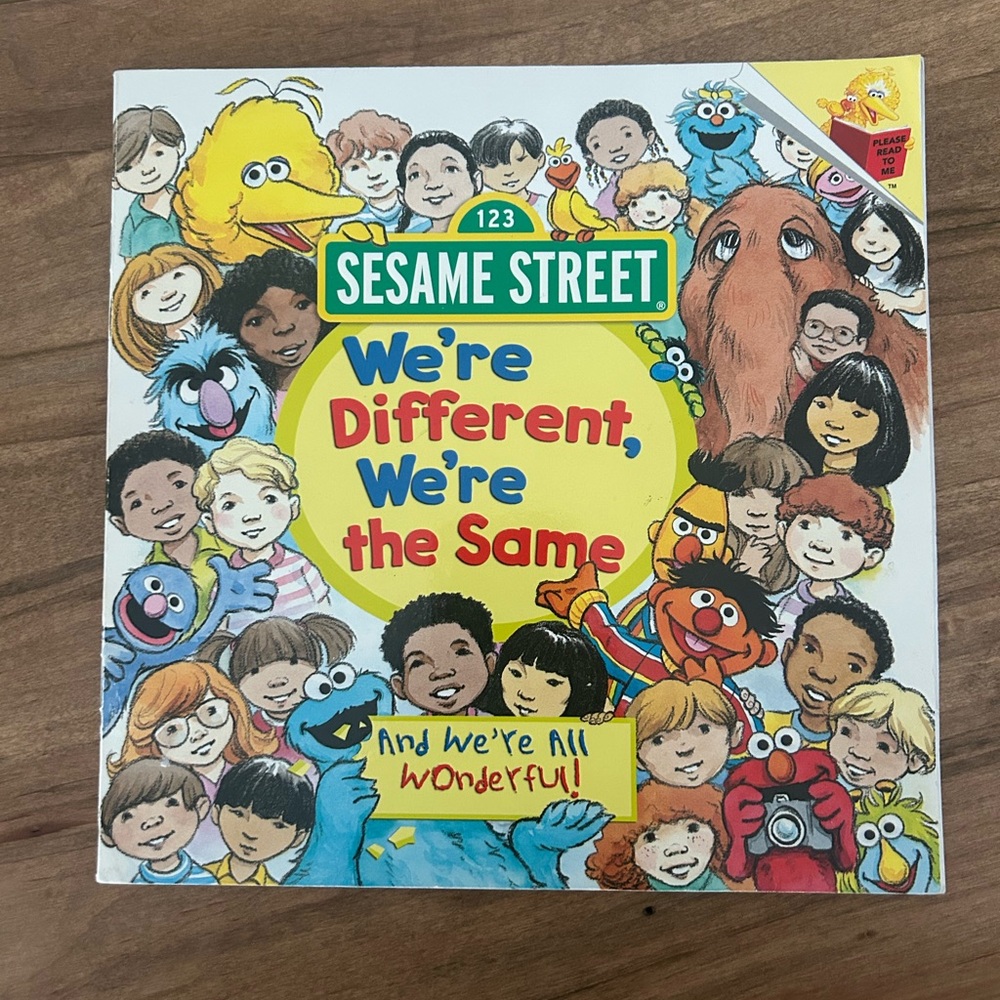 Sesame Street "We're Different, We're the Same”  1980’s Classic Children's Book